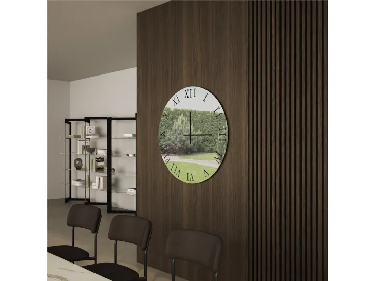 Specchio circolare con lancette Orazio di Easyline