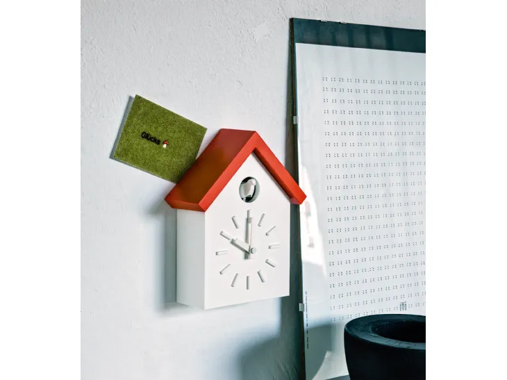 Orologio a cucù in ABS Cu Cock di Magis