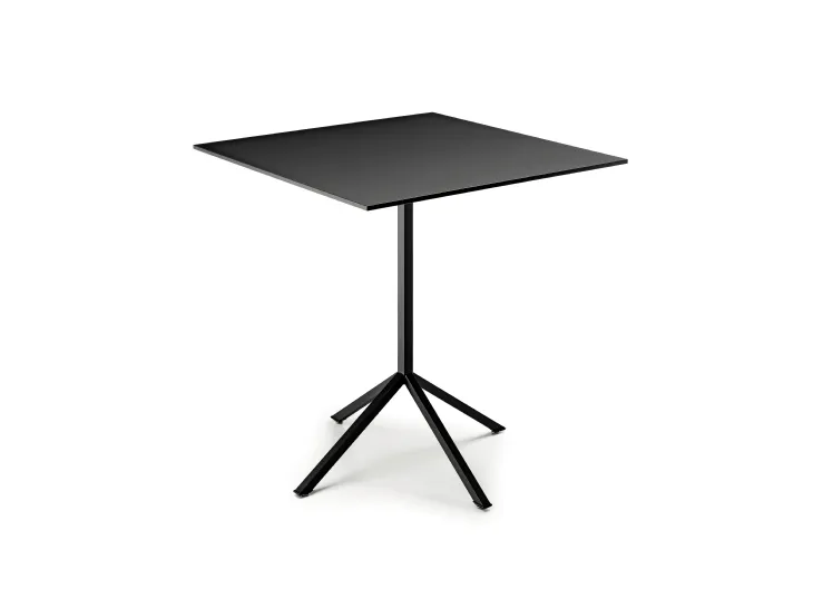 Tavolino Line Table in acciaio Nero goffrato di Infiniti