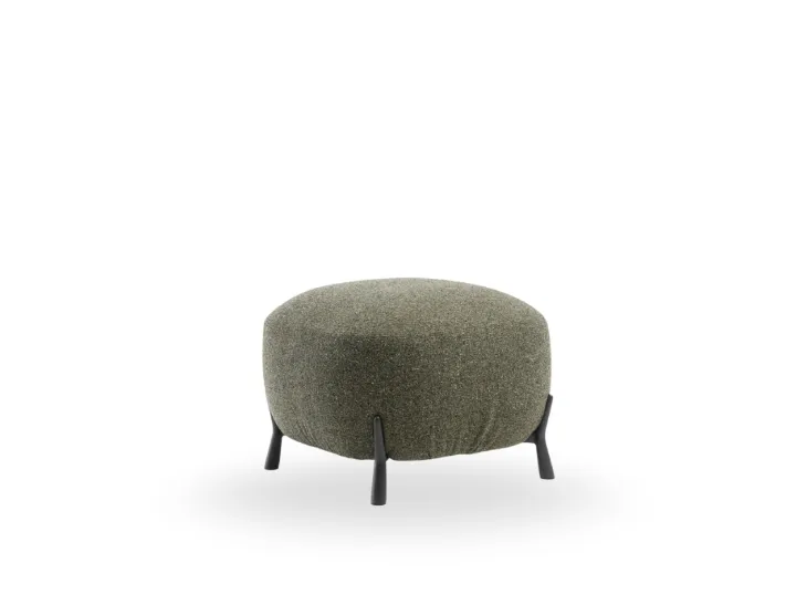 Pouf Mys in tessuto imbottito di Midj