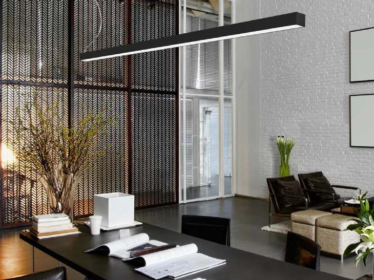 Lampada Brooklyn Line in metallo di Panzeri