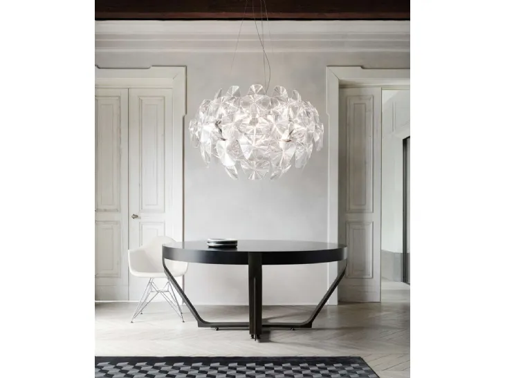 Lampada a sospensione in metacrilato trasparente Hope di Luceplan