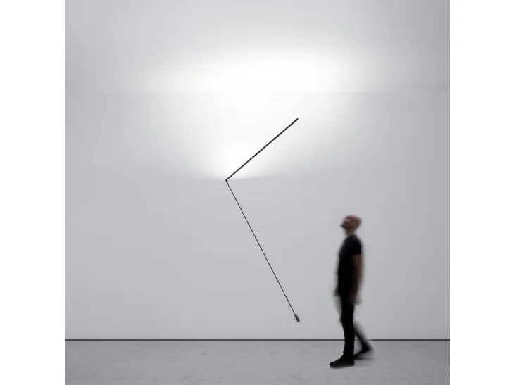 Lampada a LED in metallo e metacrilato Meridiana di Davide Groppi