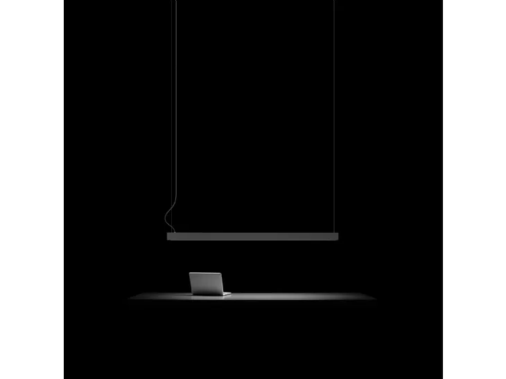 Lampada a sospensione lineare ed elegante Spy di Davide Groppi