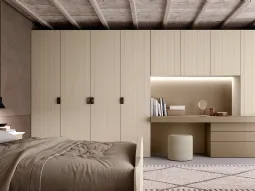 Armadio con seduta trucco