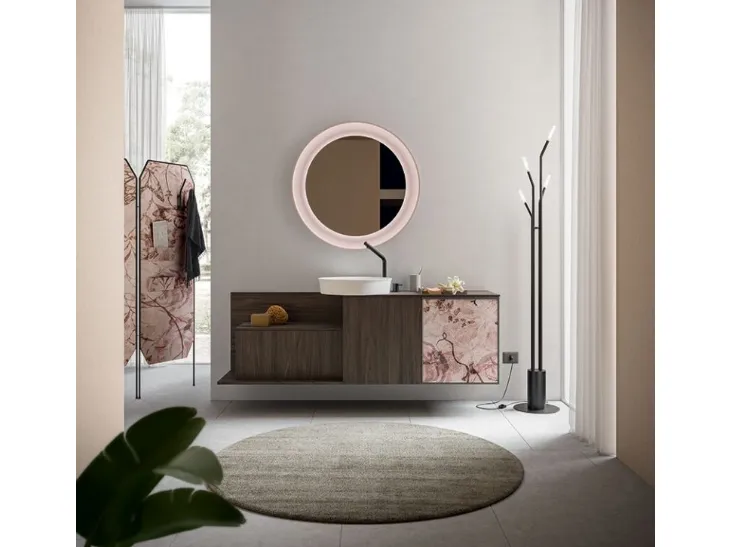 Mobile da Bagno sospeso Cartabianca 04 di Cerasa