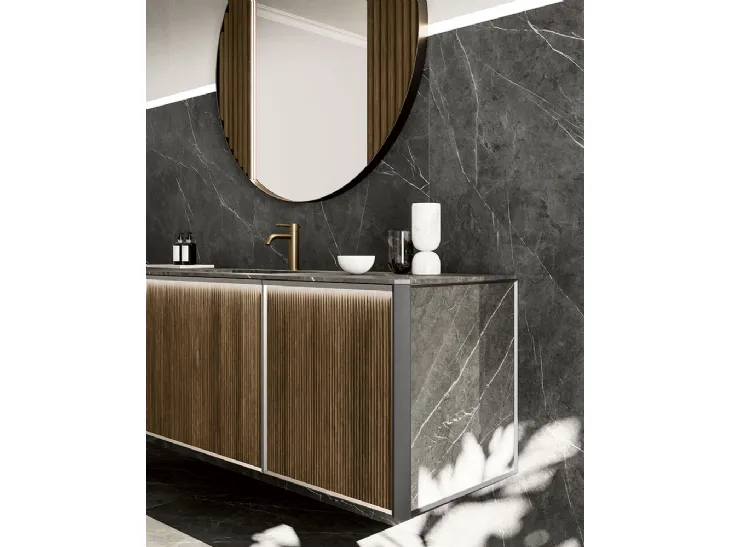 Mobile da Bagno sospeso Honey 03 di Cerasa