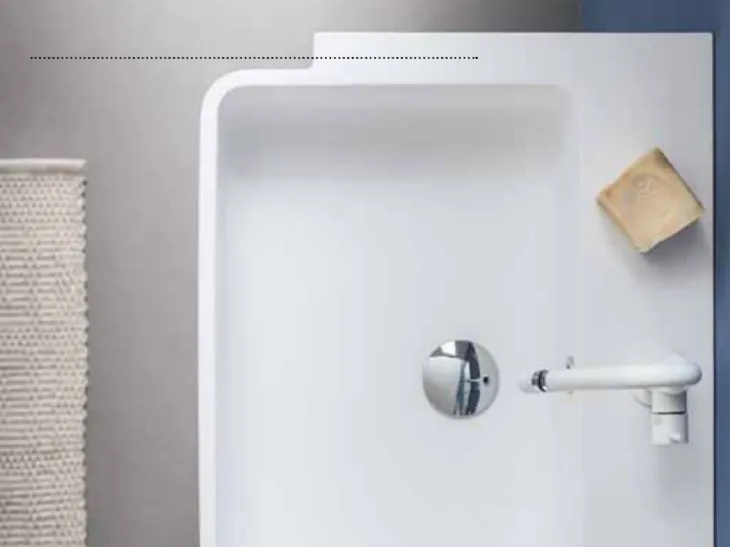 Mobile da bagno sospeso in melaminico Lapis 08 di Birex