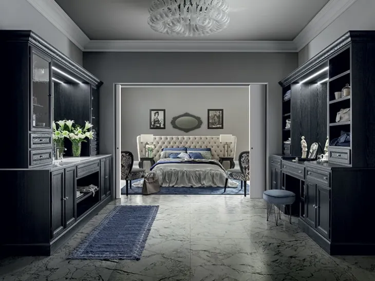 Mobile da Bagno Paestum 04 in Decapé Nero di Cerasa