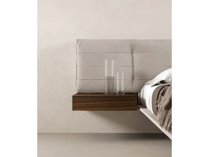 Comodino Wing in legno di Presotto