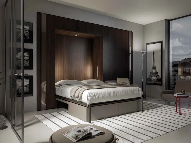 Letto a scomparsa Alcova Light Comp 253 di Tumidei