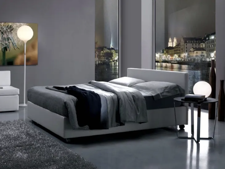 Letto in tessuto con contenitore Attorno di Respace