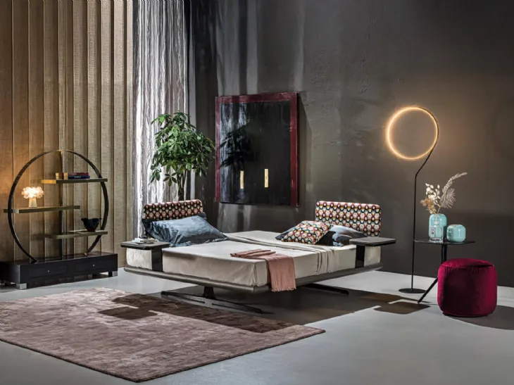 Letto in tessuto Circular di Respace
