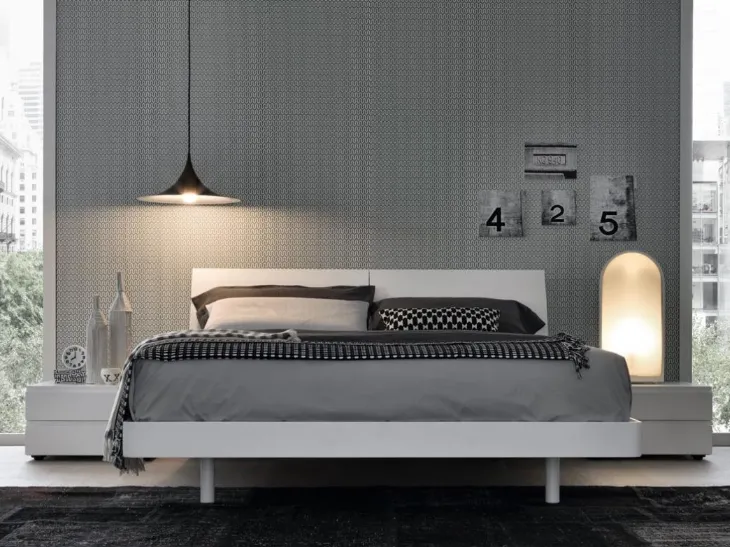 Letto con testiera Clipper di Giellesse
