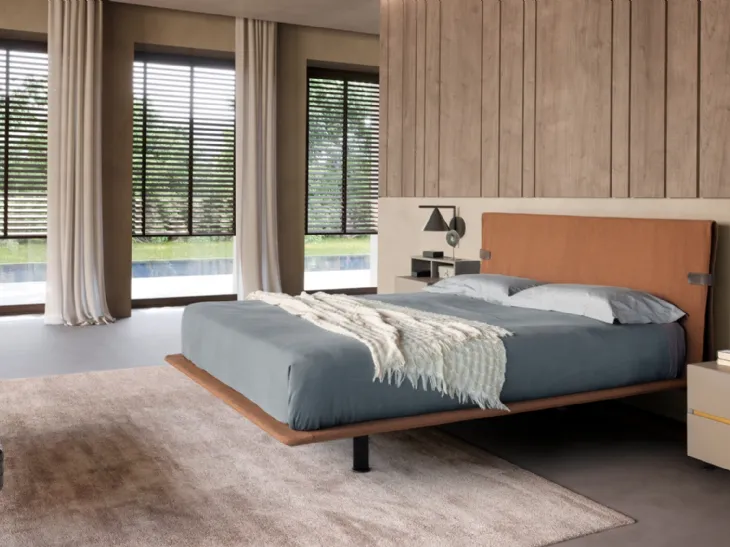 Letto con testiera Dress Code di Presotto
