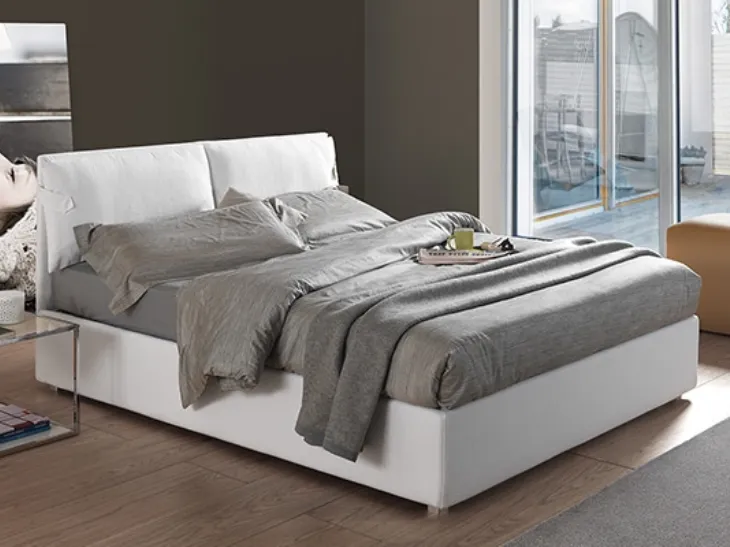 Letto moderno con contenitore Hug di Respace