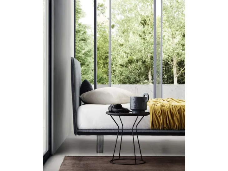 Letto Snap in tessuto con testiera di Le Comfort