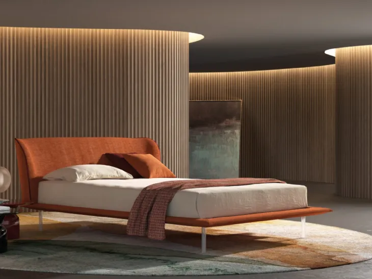 Letto in tessuto Shell di Biba Salotti