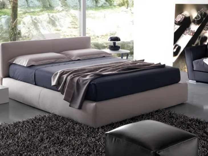 Letto in tessuto con contenitore Softly di Respace