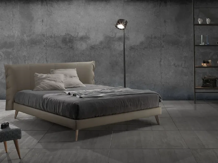 Letto in ecopelle Teo 14 di Excò