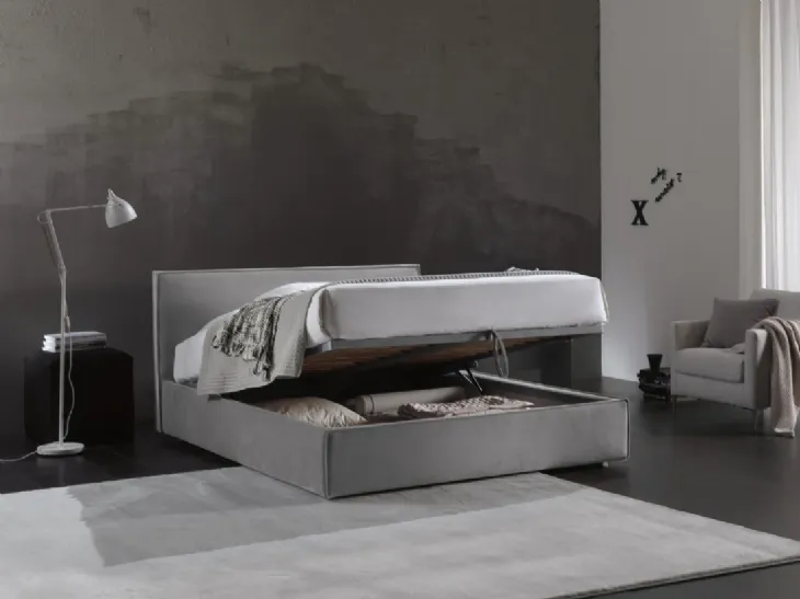Letto con contenitore Velvet di Respace