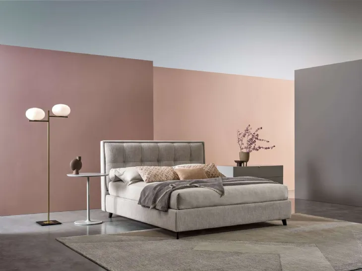 Letto matrimoniale con testiera Venus Lab di Twils