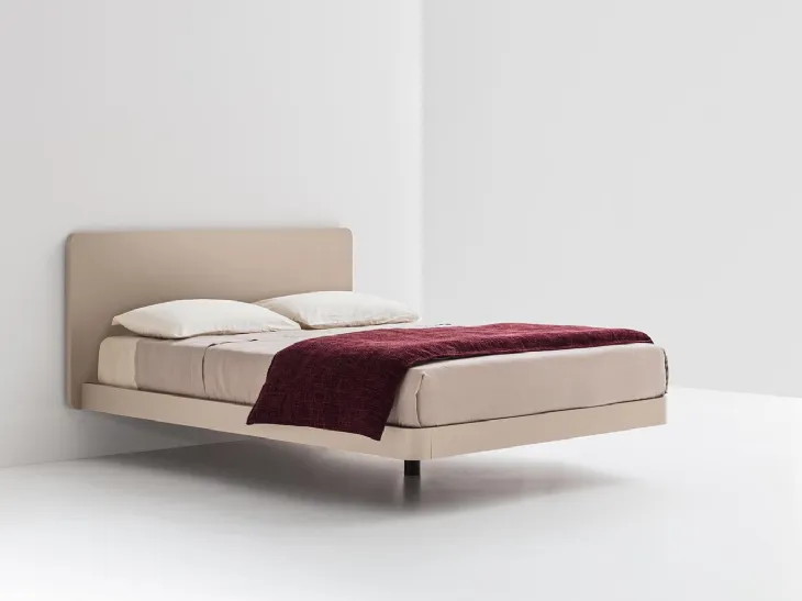 Letto Voile in legno laccato di Alf Da Frè