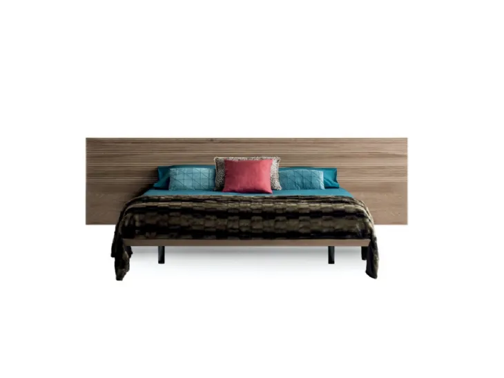 Letto Zen con testiera effetto sospesa di Devina Nais