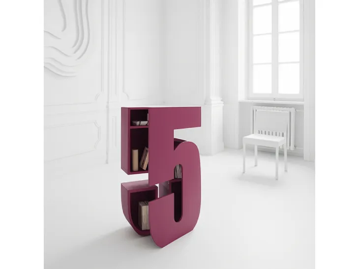 Libreria Numero Contenitore di Voltan