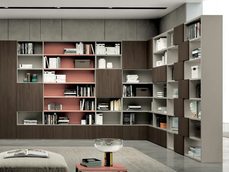 Libreria Living 801 di Spagnol Mobili