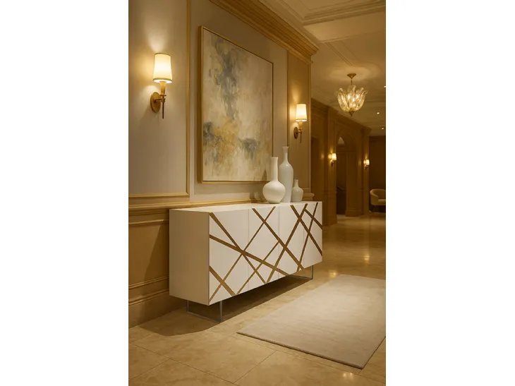 Madia Bassorilievo 35 Bronzo Graffiato 4 ante di Voltan