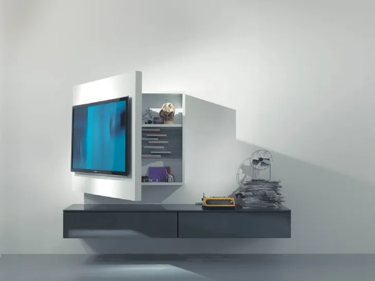 Mobile Porta Tv sospeso Rack 3 di Fimar
