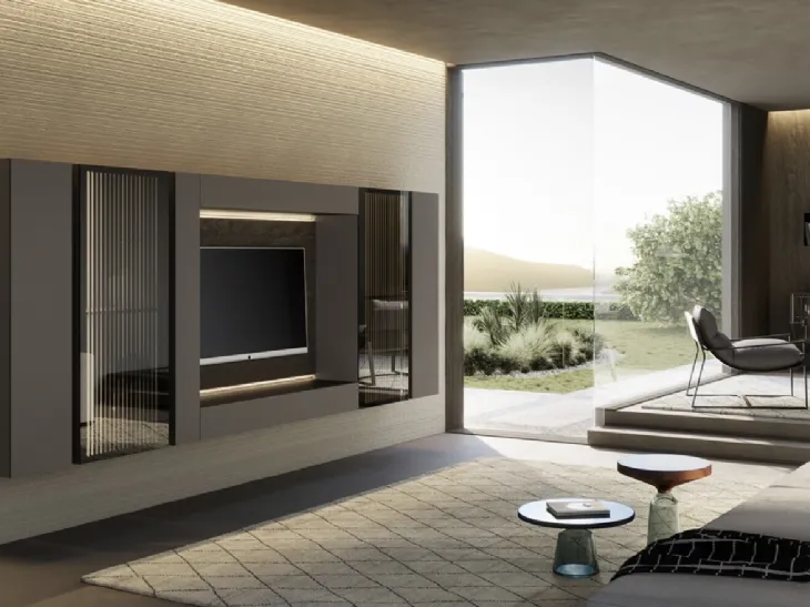 Parete Attrezzata Soggiorno Lucifer di Voltan