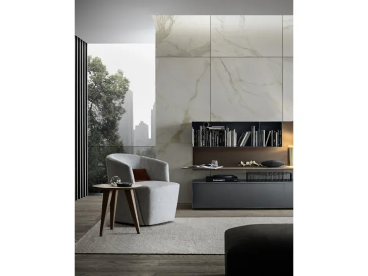 Poltroncina in tessuto Club di Giellesse