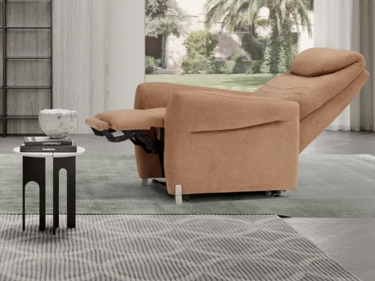 Poltrona con massaggio lombare Emilia Yoga Flexx di Spaziorelax