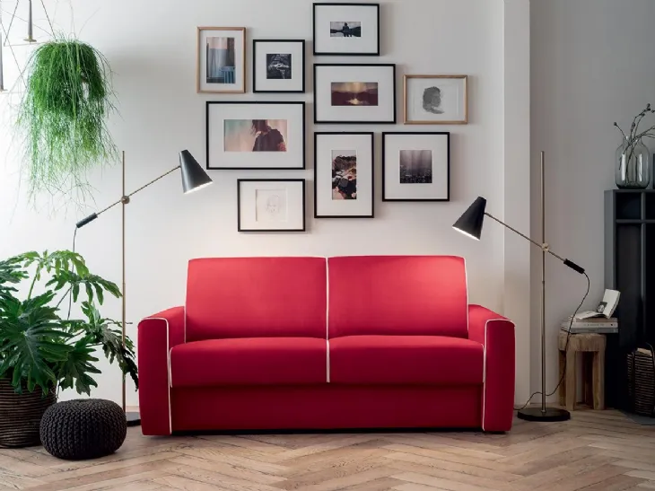 Divano Letto matrimoniale in tessuto Dakota di Felis