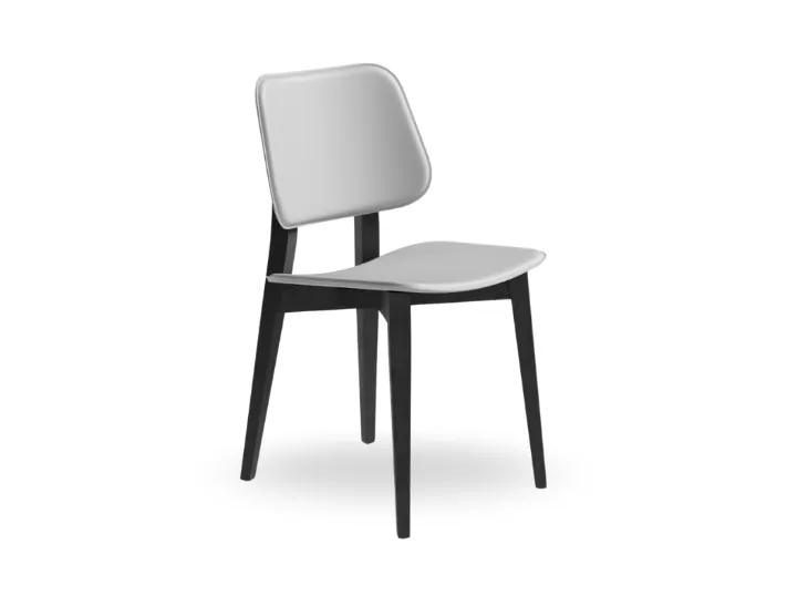 Sedia in cuoio Joe di Midj