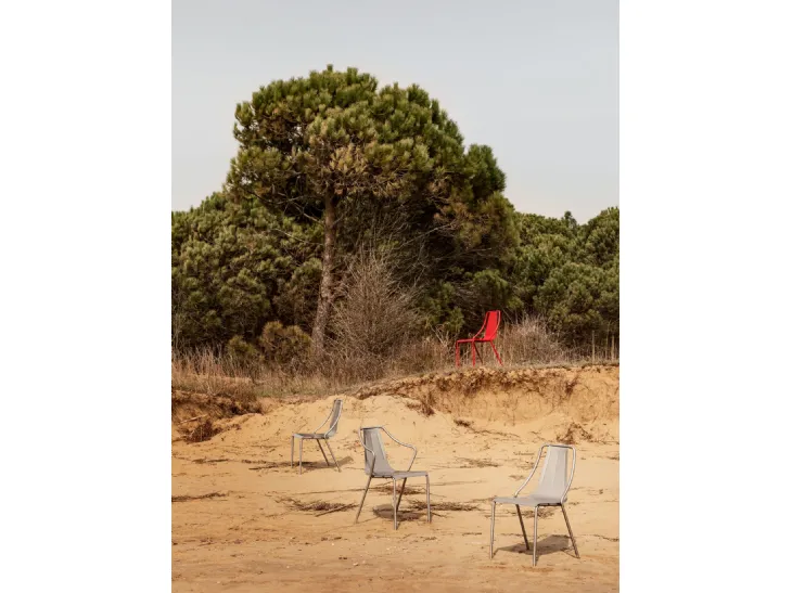 Sedia in acciaio inox Ola di Midj