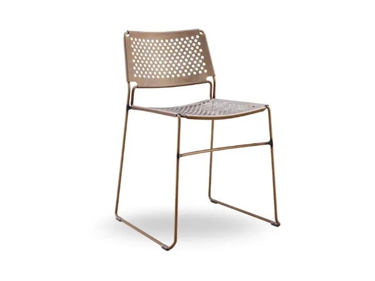 Sedia Slim in metallo di Midj