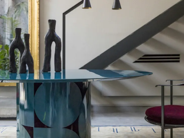 Tavolo rotondo Shape Laccato di Mogg