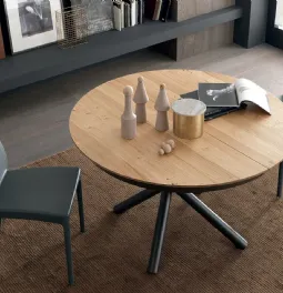 Tavolo allungabile Fahrenheit Round in Rovere di Altacom