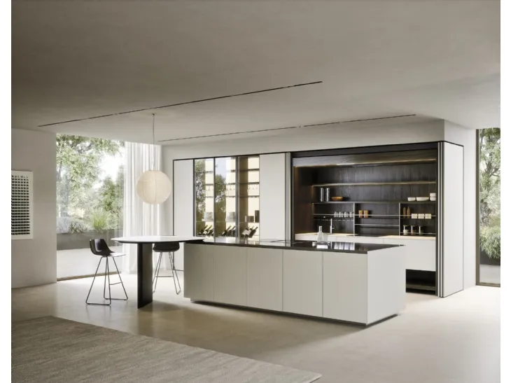 Cucina Design con isola C03 di Copat Life