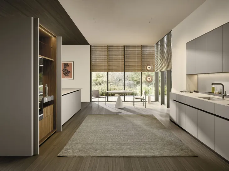 Cucina Design con penisola C09 di Copat Life