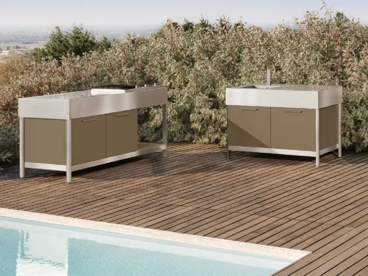 Cucina Design freestanding Way Outdoor di Copat Life