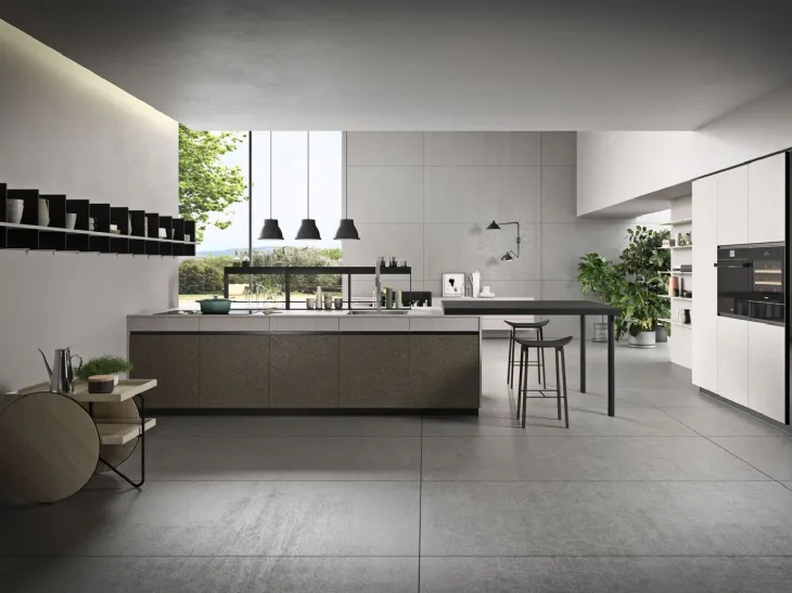 Cucina Moderna Dj con penisola di Dibiesse