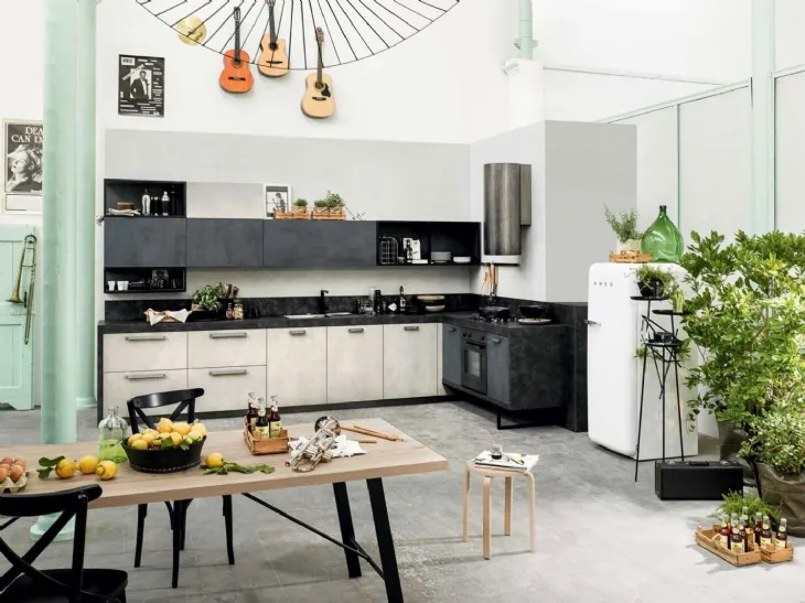 Cucina Moderna Emporio Maniglia angolare di Dibiesse