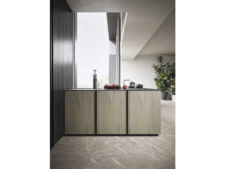 Cucina Moderna Riga con penisola di Dibiesse
