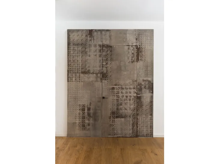 Porta battente di design per interni Boisè in legno di Albed