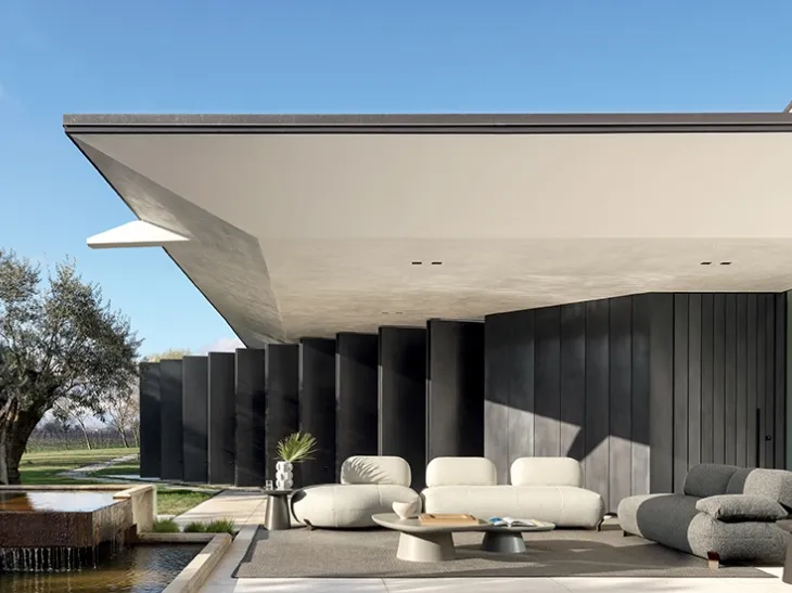 Divano in tessuto imbottito Pacific di Ditre Italia